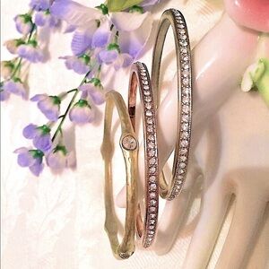 ⭐️NWOT (3) Express Rhinestone Bangles (OS)⭐️